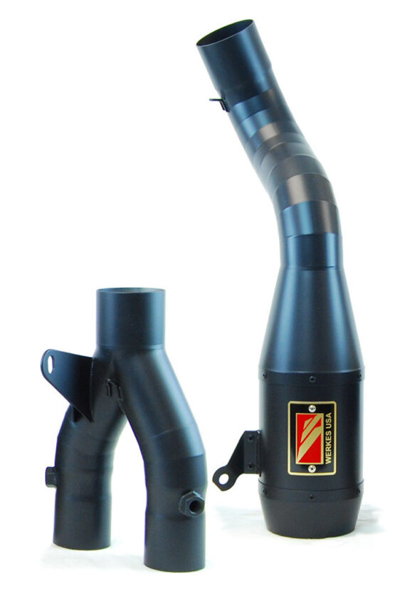 Competition Werkes Black Velvet GP Slip On Exhaust Fits 17-23 Yamaha FZ-10 MT-10