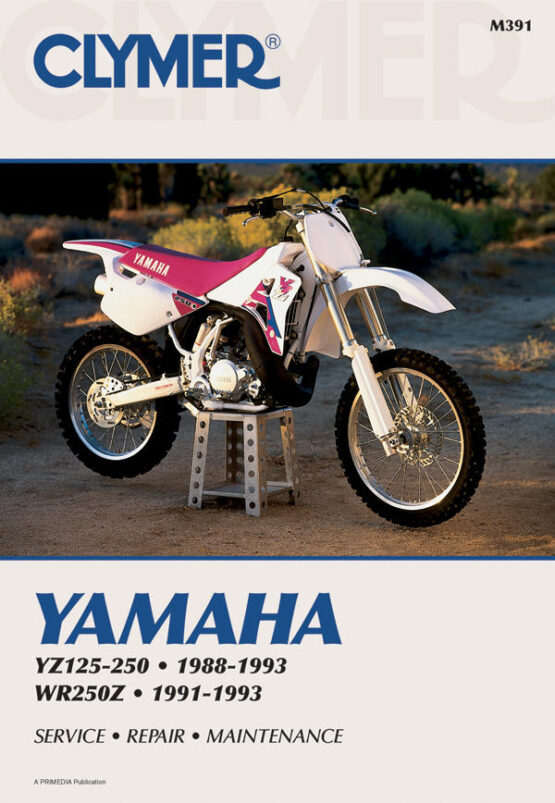 Clymer Shop Repair & Service Manual Soft Cover Fits 88-93 Yamaha YZ125/250 - Image 2