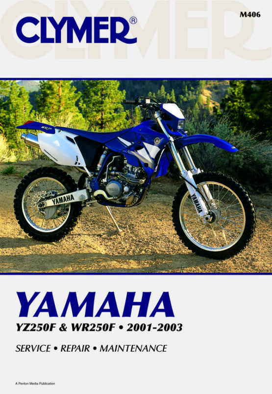 Clymer Shop Service Manual Soft Cover Fits 2001-2003 Yamaha YZ250F WR250F