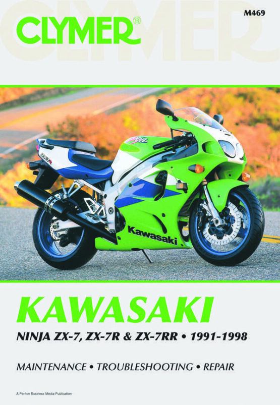 Clymer Shop Repair & Service Manual Soft Cover Fits 1991-1998 Kawasaki Ninja ZX7 - Image 2