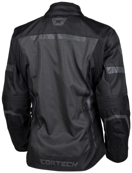 Women's Aero-Tec Armored Riding Jacket Black/Gunmetal Small - Image 2