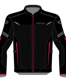 Women's Aero-Tec Armored Riding Jacket Rubine/Gunmetal Small