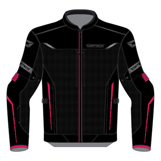 Women's Aero-Tec Armored Riding Jacket Rubine/Gunmetal X-Large