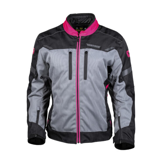 Women's Aero-Tec Armored Riding Jacket Rubine/Gunmetal X-Large - Image 3
