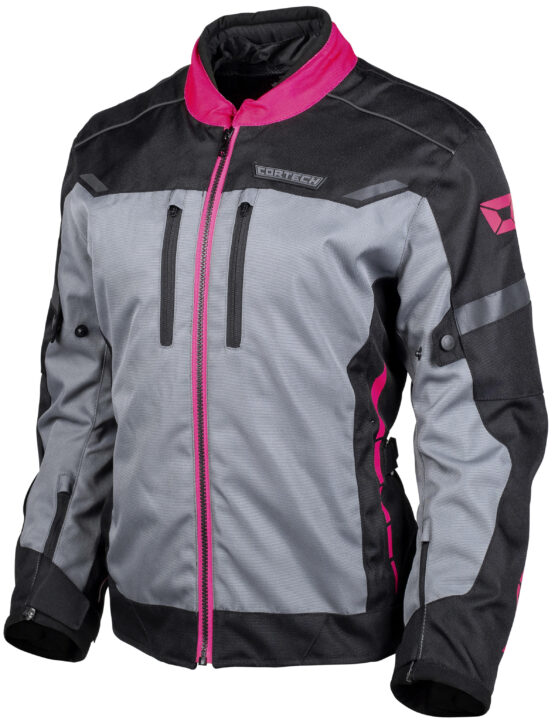 Women's Aero-Tec Armored Riding Jacket Rubine/Gunmetal X-Large - Image 2