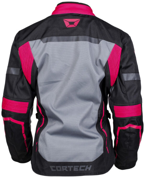 Women's Aero-Tec Armored Riding Jacket Rubine/Gunmetal X-Large - Image 4