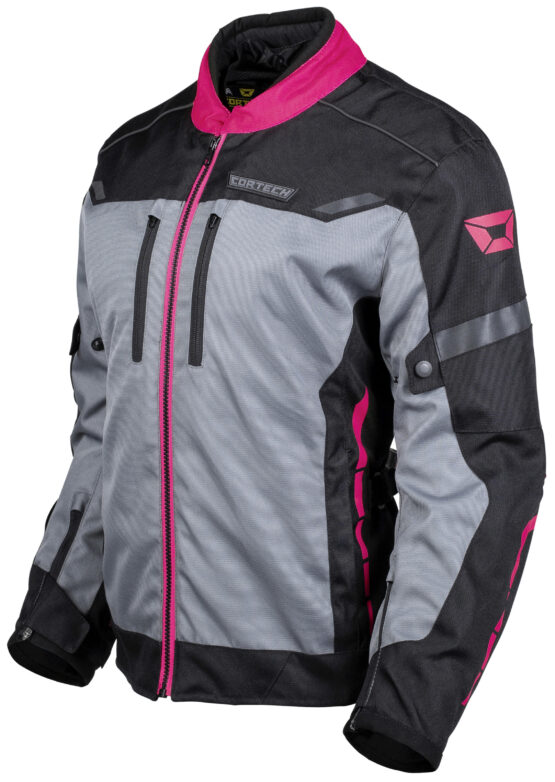 Women's Aero-Tec Armored Riding Jacket Rubine/Gunmetal X-Large - Image 5
