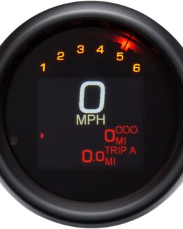 Dakota Digital MLX Series 3-3/8" Black Speedometer/Tachometer Gauge