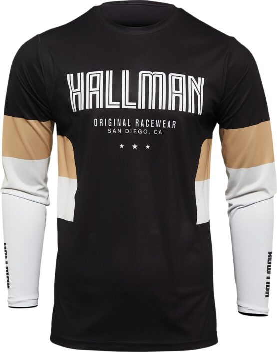 Thor Hallman Differ Draft Jersey 3XL Tan Black Men's