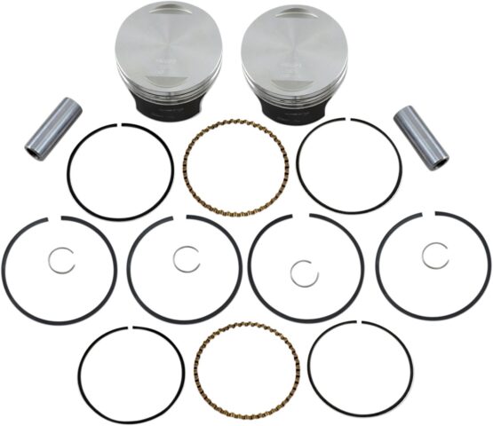 Wiseco Tracker Piston Kit +.030 8.5:1 CR Flattop Fits 1340 Evo