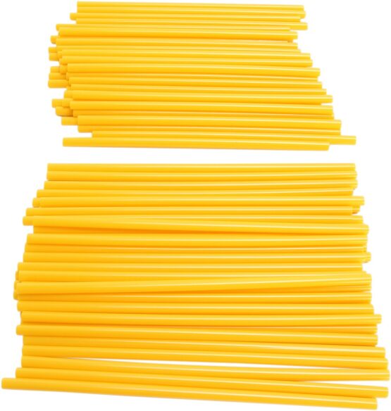 Yellow Spoke Covers - 80 Pack