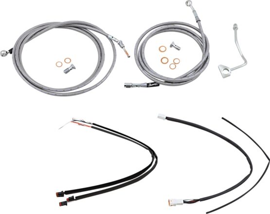 Extended Braided S.S. Control Cable Kit For 18" Gorila Bars - Image 2