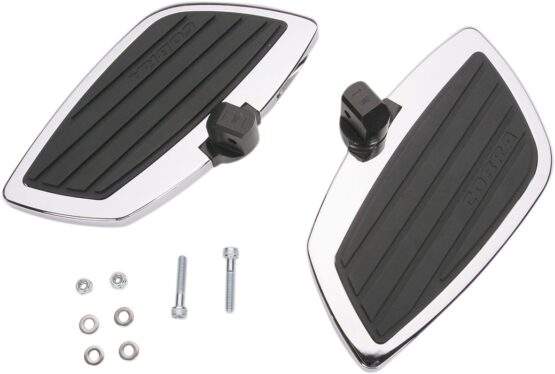 Swept Passenger Floorboards Chrome/Black