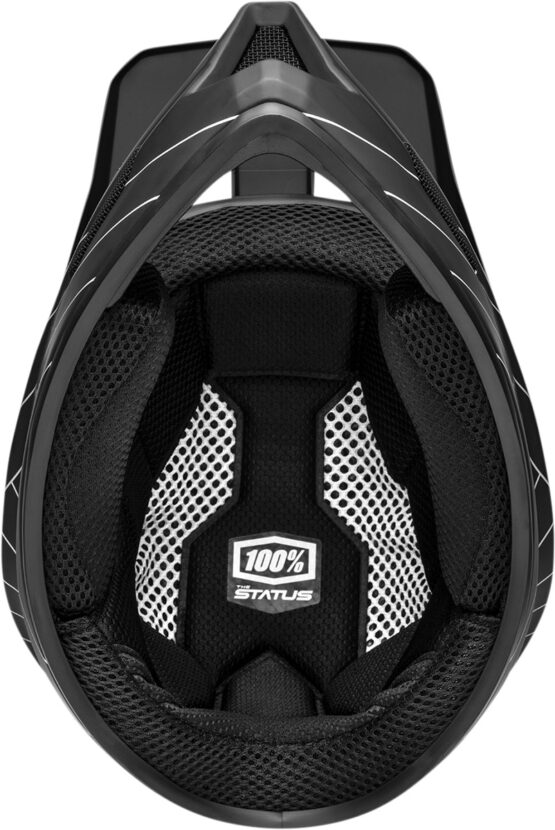 100% Status Bike Helmet Black Large - Image 4