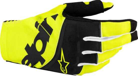 Alpinestars Techstar MX Gloves Black/Fluo Yellow Men's XL - Image 3
