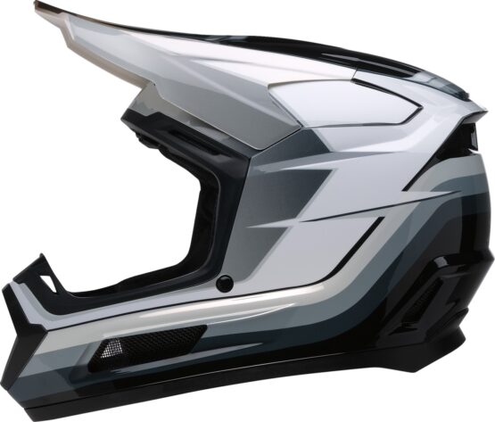 Z1R Youth Dirt Maxx Vortex Helmet Black/White/Gray Large