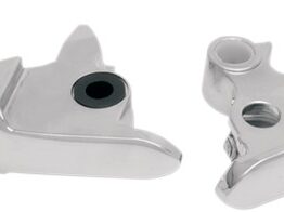 Slotted Aluminum Hydraulic Brake/Clutch Lever Set Chrome