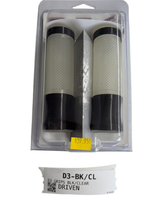 Driven D3 Clear Grips w/ Black Trim 7/8" Bars Twist Throttle - Image 2