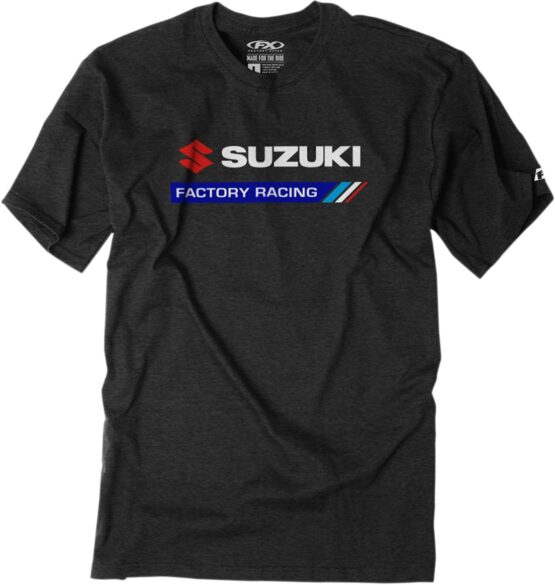 Men's Suzuki Factory Racing Tee Black XL by Factory Effex