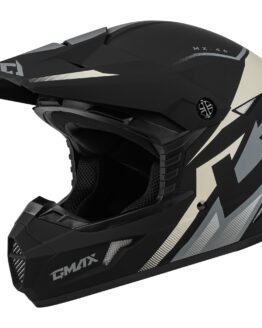 MX-46 Compound Helmet MATTE BLACK/GREY/WHITE X-Large