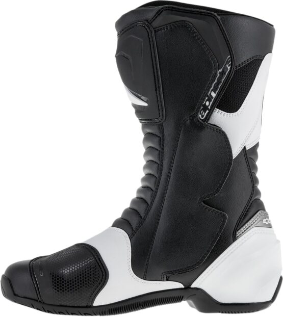 SMX-S Street Riding Boots Black/White US 6 - Image 7