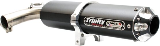 Stage 5 Slip On Exhaust - Black Muffler