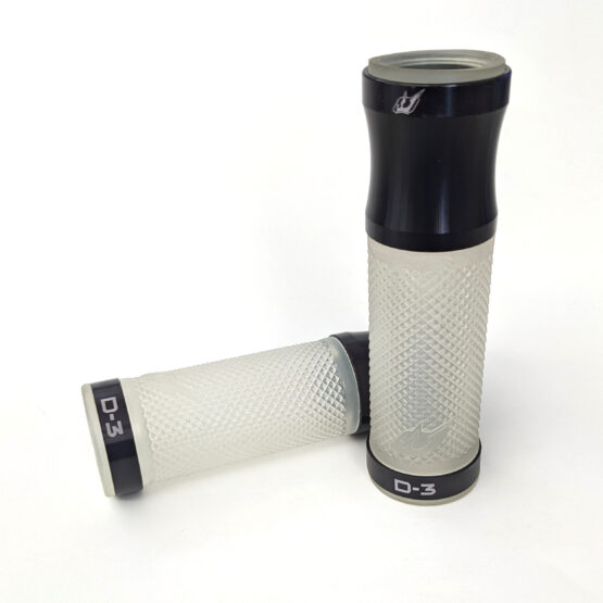 Driven D3 Clear Grips w/ Black Trim 7/8" Bars Twist Throttle