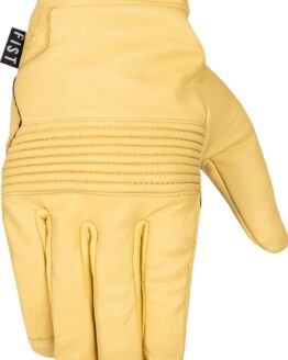 FIST Handwear Road Warrior Leather Gloves Men's Yellow L