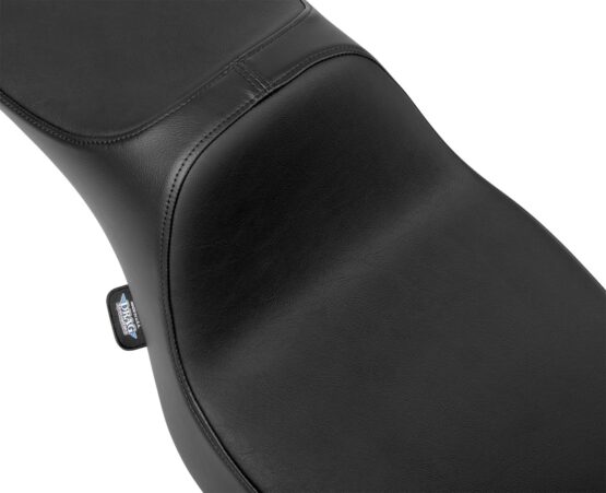 Drag Specialties Predator III 2-Up Seat Smooth Vinyl Black For FLH/FLT 23-24 - Image 4