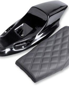 Eliminator Lattice Stitched Solo Seat - Black