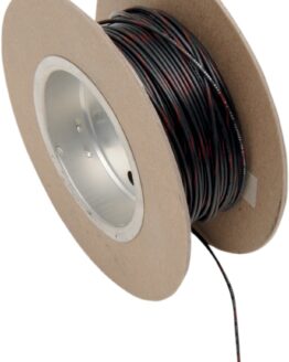 Black / Red 18 Gauge Color Match Primary Wire - 100' Spool