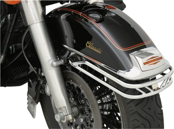 Drag Specialties Front Fender Rail Chrome For Harley FLH 1983-2013 - Image 2