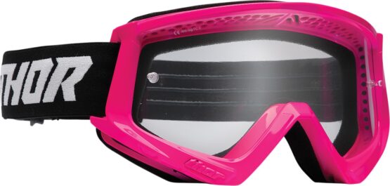 Thor Combat Racer Goggle Fluorescent Pink Adult Unisex