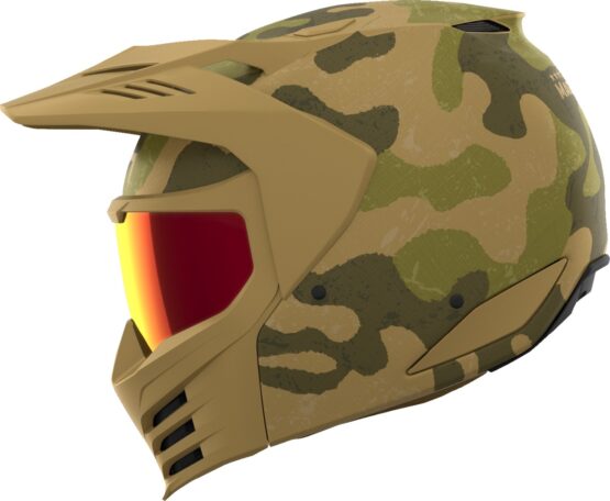 ICON Elsinore Magnacross Helmet 3XL Tan Unisex - Image 4