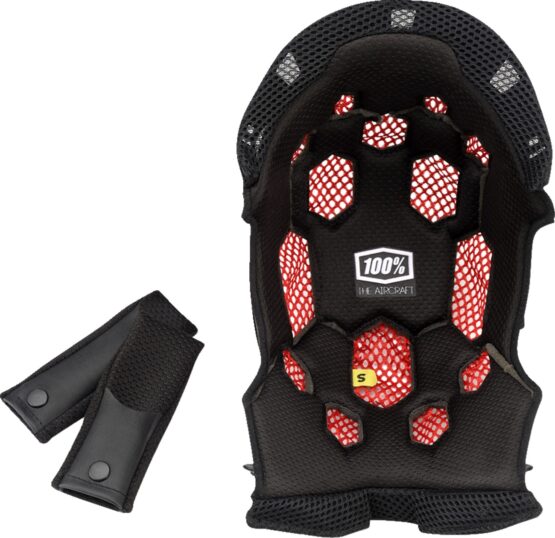 100% Aircraft 2 Helmet Liner S/M Black/Gray Adult