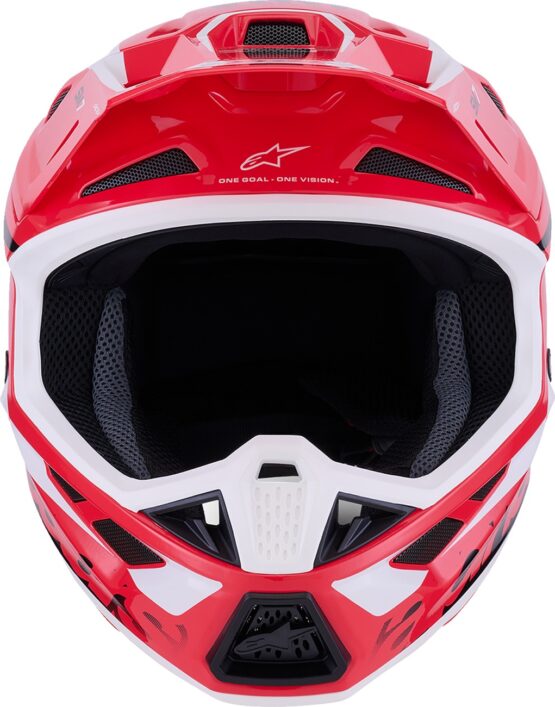 Alpinestars SM7 Deed Helmet Gloss Red/Black/White Large - Image 4