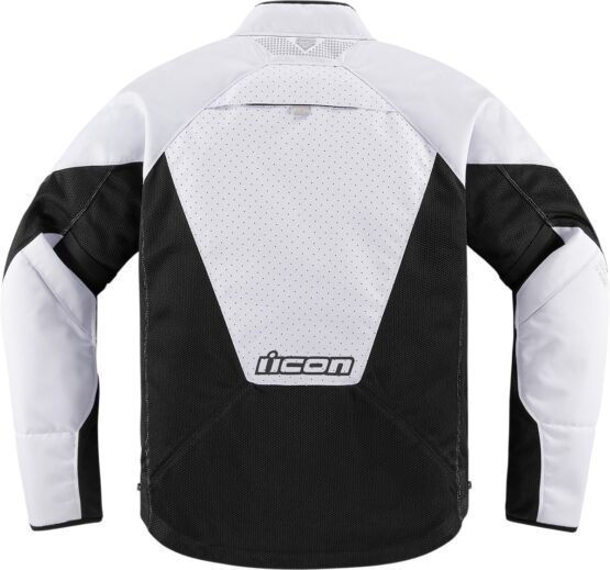 ICON Mesh AF Jacket Men's Black/White Medium - Image 3