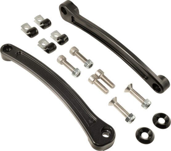 Joker Machine Fender Side Rails Black for Indian Scout Models Pair - Image 4
