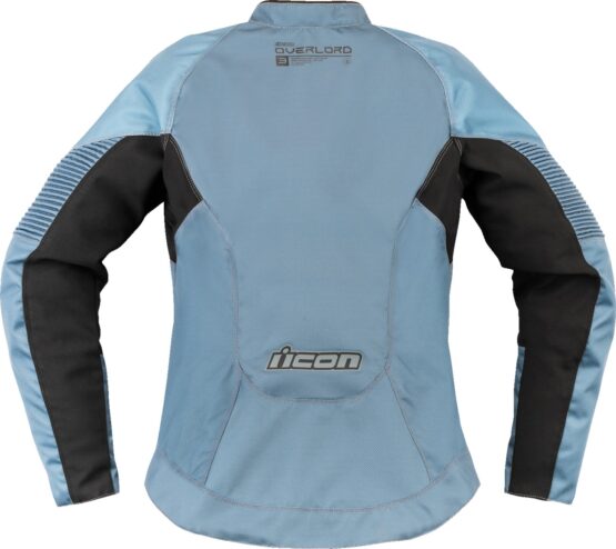 ICON Women's Overlord3 Jacket Black/Light Blue - S - Image 2