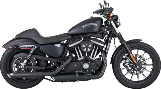 Vance & Hines HD Sportster 14-22 Twin Slash 3In PCX Slip-On Exhaust - Image 3