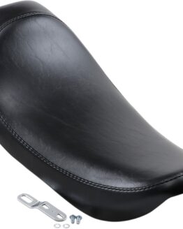 Le Pera Silhouette Solo Seat Black 6.5 in. W Fits 96-03 Dyna