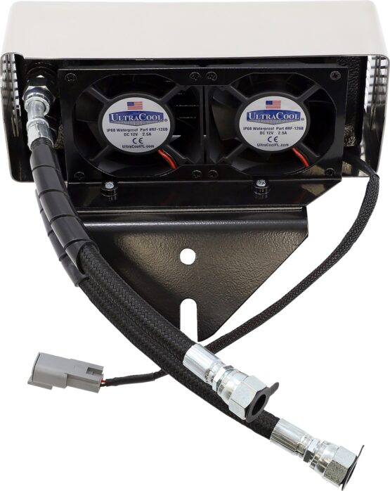 ULTRACOOL Oil Cooler Kit Chrome For S&S T Series Dyna Models - Image 4