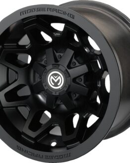 Moose 416X Wheel Front/Rear Black 15x7 4/110 Matte Aluminum