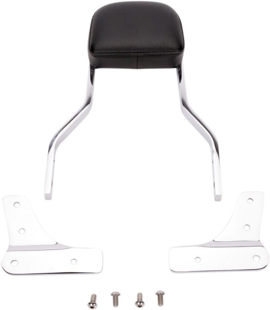 Short Square 14" Sissy Bar Chrome