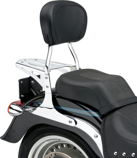 Round Sissy Bars for Harley-Davidson for For 06-17 HD Fat Boy Night Train - Image 2