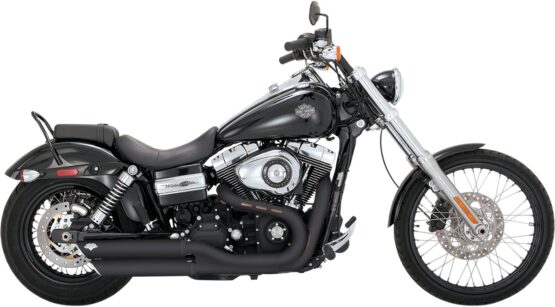 Twin Slash Black 3" Slip On Exhaust Mufflers - Image 2
