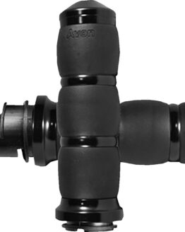 Avon Velvet Air 3-Ring Black Grips TBW For 2024 Harley FLHX/FLTRX/CVO