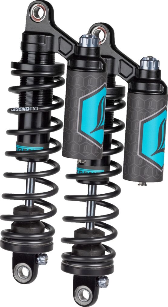 Legend REVO ARC Piggyback Shocks Black 14in Standard For 99-17 Dyna - Image 3