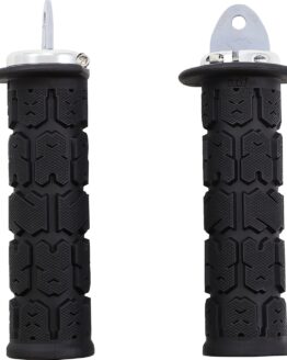 ODI Rogue Lock-On Grips Black/Silver 125mm ATV PWC