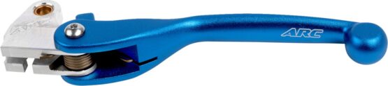 ARC Forged Folding Clutch Lever Blue For Kawasaki KX85 KX100 RMZ250 - Image 2